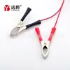 Cable de alimentación con pinza, Pinza de batería, Cable de conexión de cobre puro, Cable de alimentación con pinza de batería, Pinzas de cocodrilo de 1.5 m, 2 núcleos