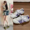 2026 Nuevos Zapatos de Entrenamiento Alemanes de Cordones Estilo Coreano Suela Plana Versátiles Suela Suave Zapatos Casuales Bloque de Color Ligeros Cómodos Tenis para Estudiantes