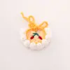 Muñeca de Verdura Tejida a Crochet Hecha a Mano de Peluche Original Oso Autocrítico con Gorro Vestido Hecho a Mano DIY Accesorios Suaves y Lindos