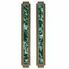 Manija de Puerta Deslizante de Oficina de Madera Maciza para Hotel Villa Manija Principal de Piedra Tallada en Aluminio Manija de Puerta Doble Batiente de Vidrio