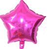 Plato de luz redondo de estrella de cinco puntas de amor de 18 pulgadas, globo de aluminio Tanabata, Día de San Valentín, confesión, decoración de boda