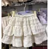 Falda de Tarta Estilo Ballet Francés para Mujer, Novedad Verano 2026 Dulce de Cintura Alta Adelgazante de Corte A con Adorno de Encaje Falda Corta