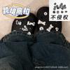 Accesorios para Zapatos de Hueso de Gato y Agujeros de Estrella Negros y Plateados Transfronterizos, Artículos de Moda, Dijes para Zapatos de Agujeros, Decoración de Zapatos DIY