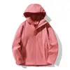 Jaqueta de Montanhismo com Capuz à Prova de Vento e Impermeável Estilo Casal Selada a Quente Masculina para Primavera e Outono Roupa de Exterior para Esportes ao Ar Livre Casal