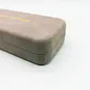 Estojo Quadrado para Óculos, Estojo para Óculos com Padrão de Pele de Ovelha, Estojo para Óculos de Sol, Estojo para Óculos Feito à Mão, Estojo para Lentes de Contato, Caixa de Armazenamento para Óculos de Sol