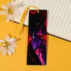 Marcadores de página estilo KPOP do grupo Huntress Girl com decorações de borla, vários designs de personagens de anime, mercadorias culturais e criativas para atacado