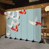 Biombo estilo japonés sala de estar de hotel entrada de oficina decoración club de tatuajes ukiyo-e plegable