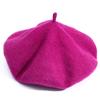 Boina Monocromática para Mujer Otoño e Invierno Estilo Coreano Estilo Japonés Literaria Lana Color Caramelo Sombrero de Pintor Sombrero Cálido de Moda Venta al por Mayor
