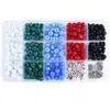 435 piezas6MM Cuentas Acrílicas Multicolor para Ábaco para Pulsera Collar DIY Accesorios para Hacer Joyería