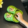 Sandálias perfuradas infantis para o verão, chinelos de desenho animado para meninos e meninas, sapatos perfurados para casa, bebê, internos e externos, resistentes a odores
