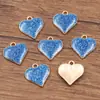 Polvo de Cebolleta DIY Joyería de Aleación Accesorios Pequeños Dorado KC Esmalte Goteo de Aceite Encanto Corazón de Amor Estrella de Cinco Puntas Luna Colgante con Brillo
