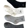 Meias Simples de Cano Médio com Laço para Mulheres, Outono e Inverno, Fofas, Estilo JK Girl, Doces, de Verão, Meias Largas, Direto do Fabricante