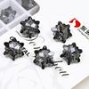 Dongzhou Cristal Copo de Nieve Fondo Puntiagudo Diamante Accesorios para Joyería DIY Diamante de Fondo Alto Diamante con Forma Especial Uña Artística Diamante Popular Fabricante Mayorista