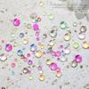 Joyería para Uñas Sirena Perlas Medias Sinfonía Aurora Color Caramelo Cristal Perlas Semiredondas Mixtas Perlas Burbuja Joyería para Uñas