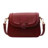 Bolsa Simples de Alto Padrão para Mulheres Nova Moda de Nicho Francês Bolsa Quadrada Pequena 2023 Outono e Inverno Bolsa Tiracolo para o Dia a Dia