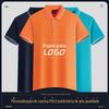 Camisa polo roupa de trabalho camiseta logo personalizado macacão corporativo camiseta publicitária cultural lisa diy verão manga curta atacado