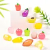 Paisaje Miniatura Verduras y Frutas Artificiales Juguetes de Comida DIY Adornos de Decoración Accesorios de Bolsa Sorpresa Escritorio Fruta Artificial Resina