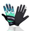 Luvas de Ciclismo Outdoor Masculinas e Femininas Esportes Ciclismo Montanhismo Bicicleta Proteção Solar Imitação Antiderrapante Tela Sensível ao Toque Luvas Tricotadas de Dedo Inteiro