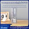 Caixa de Embalagem de Plástico PVC Caixa com Logotipo Utensílios Diários Beauty Egg PP Fosca Transparente Caixa Caixa Transparente de PVC