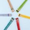 Palillos de aleación de seis colores para padres e hijos, de estilo japonés, resistentes a altas temperaturas, para uso doméstico, para una sola persona, a prueba de moho.