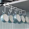 Suporte de Copos Suporte de Copos de Água Suporte de Armazenamento de Canecas Invertidas Cabide de Armário Drenagem Suporte de Armazenamento Suspenso para Xícara de Café Xícara de Chá