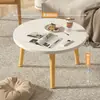 Mesa pequeña de mirador mesa redonda de dormitorio mesa kang mesa de centro pequeña mesa baja para apartamento pequeño tatami mesa baja mesa de té mesa baja para el hogar mesa de té