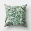 Cojín de Coche con Dibujo de Cactus Carnoso Funda de Almohada Creativa para Hogar y Oficina