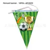 Suministros para Fiesta de Fútbol Decoración de Fiesta de Cumpleaños del Mundial Vajilla Vasos de Papel Desechables Servilletas Mantel de Mesa Set de Fútbol