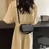 Moda Transfronteriza Bolso Cuadrado Pequeño de Alta Gama para Mujer 2025 Nuevo de Moda Textura Simple Bolso de Mano Versátil Bolso de Hombro Cruzado