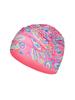 Gorro de natación al por mayor moda Corea del Sur gorro de natación plisado cómodo talla grande especial para aguas termales cabello largo gorro de tela con protección para los oídos