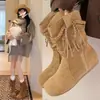Botines Birkenstock Retro para Mujer 2026 Otoño/Invierno Nuevos Súper Calientes Botas de Moda que Aumentan la Altura Botas Western Apiladas Maillard