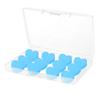 Pacote com 12 Protetores de Ouvido de Silicone Grandes para Adultos para Dormir, Especiais para Dormir, Super à Prova de Som, Redutores de Ruído, Antirruído e Protetores de Ouvido à Prova d'Água