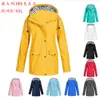 Exportación transfronteriza Amazon wish Chaqueta Otoño e Invierno para Mujer Cortavientos Ropa de Montañismo para Exteriores Chaqueta Impermeable