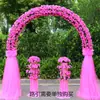 Arco de flores de seda para boda soporte para flores arreglo de boda puerta de flores inauguración de tienda arco de flores para celebración corona de actividad de celebración puerta de la felicidad