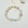 Pulsera de Cerámica Jingdezhen Nueva Pulsera de Cerámica China Joyería Estudiante Estilo Tíbet Cuerda Trenzada a Mano Puesto Regalo para Estudiante