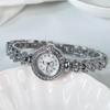 Jingwei JW Pulsera de Alta Gama Exquisita y Pequeña Estilo Coreano Moda Estudiante Elegante Cuarzo Reloj para Mujer