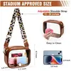 Nova Bolsa Envelope de PVC da Fabricante Amazon Bolsa Transparente Transversal para Suprimentos de Fitness ao Ar Livre Pode Ser Personalizada com Logo