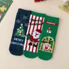 Meias de Natal para Bebê Meias de Natal Festivas de Ano Novo para Crianças Algodão Penteado Classe A Meias Infantis Cartoon Meias de Bebê Boneco de Neve Ins