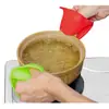 Manoplas Gruesas de Silicona Resistentes al Calor para Uso en Cocina, Resistentes a Altas Temperaturas para Hornos y Hornos de Microondas, Manoplas Anti-Quemaduras para Hornear