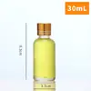Botella de vino pequeña de vidrio transparente botella vacía 30ml50ml100 botella sub-botella creativa dos dos botella de vino de degustación fabricante