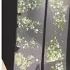 Cinta con Estampado Dorado, Letras de Hoja de Arce con Temática de Garrote Estilo Antiguo, Material Fluido con Temática de Chica, Paquete de Pegatinas para Estudiantes
