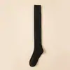 Calcetines por encima de la rodilla para mujer, estilo japonés JK Otoño e Invierno, calcetines altos, calcetines largos de invierno, calcetines largos cálidos de rizo engrosado, calcetines de mujer de moda al por mayor