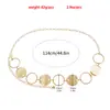 Joyería Transfronteriza Europea y Americana, Cadena para la Cintura de Metal de Empalme de Moda, Accesorios de Cinturón Decorativos para Vestido de Combinación Personalizada