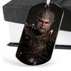 Moda Trendy Transfronteriza Acero Inoxidable Letrero Colgante Black Myth Wukong Acero Inoxidable Collar Regalo Diseño Grabado Colgante
