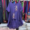 Terno Mãe 2024 Primavera e Verão Novo Estilo Étnico Feminino Solto Casual Calças Brancas Terno Roupas Étnicas de Viagem