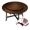 Mesa de Comedor Plegable para Uso Doméstico, Mesa de Comedor Redonda, Mesa Plegable Móvil para 20 Personas, Modelo Nuevo Mesa Redonda Grande Plegable para Comedor