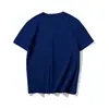 Camiseta Masculina com Ombro Caído Cor Lisa Camada Base Roupa Masculina Tendência Uniforme de Classe Pré-venda Tops Verão Marca Tendência Branco Puro Manga Curta