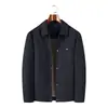 Chaqueta de Trabajo con Solapa para Hombre Otoño 2026 Simple Moderna Casual Ropa Exterior Moda Versátil Color Sólido Ropa para Hombre