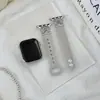 [Correa de Reloj] Adecuada para Correa de iWatch Apple S12 Correa S10987Se Gato Ángel Napa Correa de Reloj para Niñas