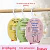 Sachê Perfumado para Guarda-Roupa Drop-Shipping, Bolsa Perfumada para Armário, Sachê Perfumado Pendurável para Quarto, Sachê de Aromaterapia, Pastilhas Perfumadas de Longa Duração